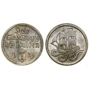 Polska, 1/2 guldena, 1923, Utrecht