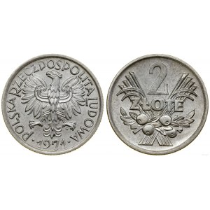 Poland, 2 zloty, 1971, Warsaw