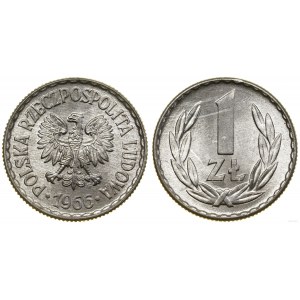 Poland, 1 zloty, 1966, Warsaw