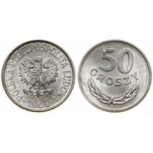 Poland, 50 grosz, 1967, Warsaw