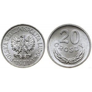 Poland, 20 grosz, 1971, Warsaw