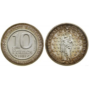 Francja, 10 franków, 1987, Pessac