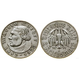 Niemcy, 2 marki, 1933 A, Berlin