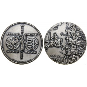 Polska, medal z serii królewskiej PTAiN - Władysław Warneńczyk, 1983, Warszawa
