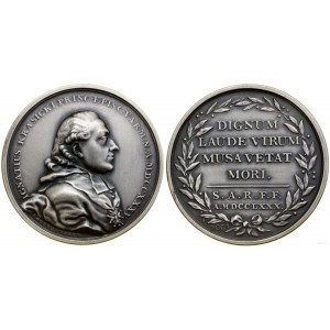 Polska, Ignacy Krasicki, 2001 (kopia medalu z 1780 roku), Warszawa
