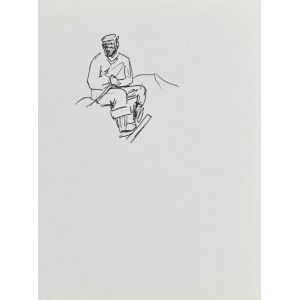 Ludwik MACIĄG (1920-2007), Sketch of a coachman