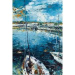 Krystyna Róż-Pasek (nata nel 1981, Gorlice), Vista dal molo, 2024
