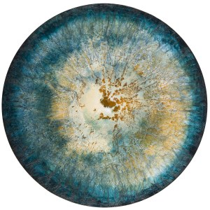 Martyna Łuszczyńska (ur. 1997, Łódź), Rhythms in summer blue, 2024