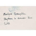 Martyna Łuszczyńska (ur. 1997, Łódź), Rhythms in summer blue, 2024