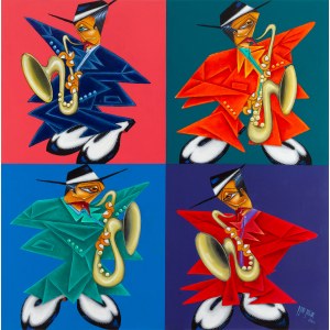 Robert Jadczak (b. 1960, Warsaw), The world of jazz, 2024