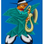 Robert Jadczak (b. 1960, Warsaw), The world of jazz, 2024