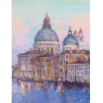 Olga Pelipas (b. 1988, Simferopol, Ukraine), First Lights on the Grand Canal, 2024