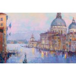 Olga Pelipas (b. 1988, Simferopol, Ukraine), First Lights on the Grand Canal, 2024