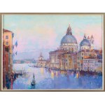 Olga Pelipas (b. 1988, Simferopol, Ukraine), First Lights on the Grand Canal, 2024