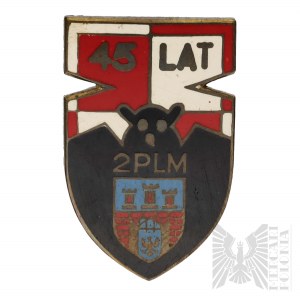 PRL Odznaka 45 lat 2 Pułku Lotnictwa Myśliwskiego ,,Kraków. Odmiana.