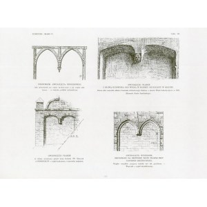 Bydgoszcz, Gniezno, Olkusz detale architektoniczne, druk 1916
