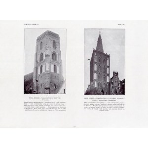 Gostyń i Chełmno. Wieże kościołów parafialnych, druk 1916