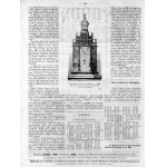 Czestochowa. Jasna Góra, Adrian Głębocki: Treasury. Clock, woodcut 1884