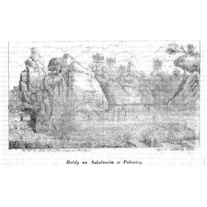 Kajetan Kielisiński: Bolechów Polanica Bubniszcze, litografia 1839 p. Dolina Ukraina