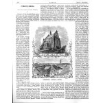 Franciszek Wastkowski: Drohobycz: kościół i rynek, drzeworyt 1873 Ukraina