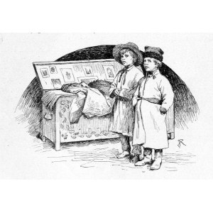 Galicja Wschodnia. Zygmunt Ajdukiewicz: Typy polski i ukraiński, drzeworyt 1898 Ukraina
