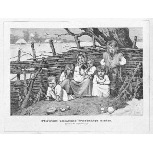Galicja. Wojciech Grabowski: Typy galicyjskie, drzeworyt 1885