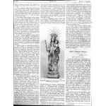 Gdańsk. Tytus Pilecki: Kościół Panny Marii. Posąg Bogarodzicy, drzeworyt 1875