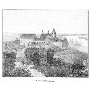 Widok Grudziądza, litografia 1839