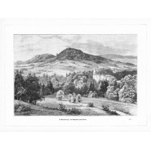 Karpniki. Fischbach Falkenberg, drzeworyt 1882 p. Jelenia Góra