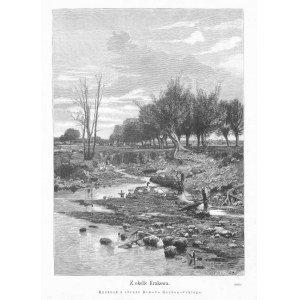 Roman Kochanowski: Z okolic Krakowa, drzeworyt 1887