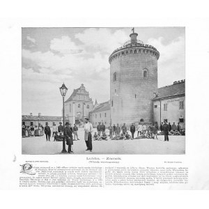 Lublin. Zamek dziedziniec, druk 1899