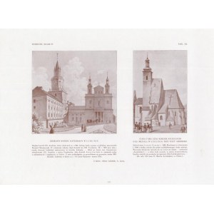 Lublin. Adam Lerue: Cathedral; St. Michael's Church, print 1916