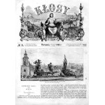 Kraków. Bronisław Zaleski: Panorama Krakowa, drzeworyt 1866