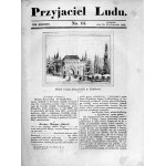 Kraków. Widok Bramy Floriańskiej, litografia 1844