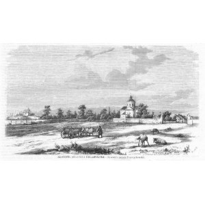 Ukraina. Kazimierz Przyszychowski: Złotopol. Stanica Hulajpolska, drzeworyt 1862