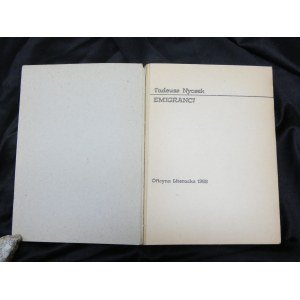 Emigranci / Tadeusz Nyczek drugi obieg