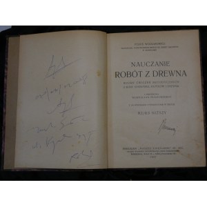 Nauczanie robót z drewna Wojnarowicz 1927