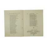 Program i oryginalny bilet z koncertu skrzypaczki Annie Luxenburg, 11. II. 1913r.