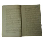 Testament of Rev. Polczynski [1803-1878] gremial canon of the Metropolitan Chapter in Poznan, manuscript August 10, 1878, German.