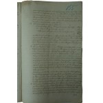 Testament of Rev. Polczynski [1803-1878] gremial canon of the Metropolitan Chapter in Poznan, manuscript August 10, 1878, German.