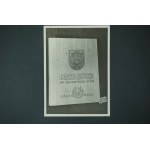 Fotografia przedstawiająca oprawę Księgi Gości Orkiestry miasta Poznania [Orchester der Gauhaupstadt Posen] wykonaną w czasie okupacji w zakąłdzie introligatorskim Ludwiga Albrechta w Poznaniu przy Berlinerstrasse 5