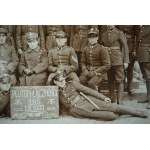 Tablo / duża fotografia plutonu łączności 1 Batalionu Strzelców z Chojnic 1.XI.1931r.