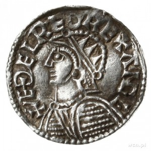 denar typu helmet, 1003-1009, mennica Londyn, mincerz Æ...