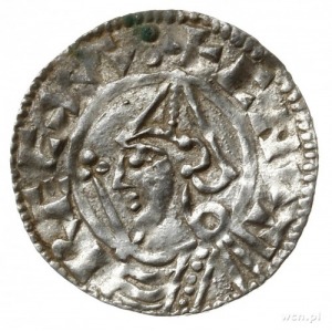 denar typu pointed helmet, 1024-1030, mennica Stamford,...