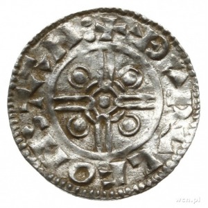 denar typu pointed helmet, 1024-1030, mennica Stamford,...
