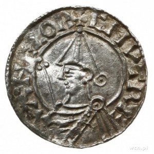 denar typu pointed helmet, 1024-1030, mennica Wincheste...