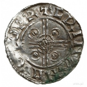 denar typu pointed helmet, 1024-1030, mennica York, min...