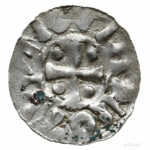 denar, 994-1016; Napis poziomy EISBIS DOISI / Krzyż z k...