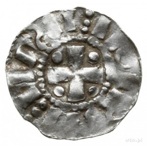 denar 1002-1015; Kulka w obwódce / Krzyż z kulkami w ką...
