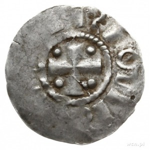 denar 1002-1015; Kulka w obwódce / Krzyż z kulkami w ką...